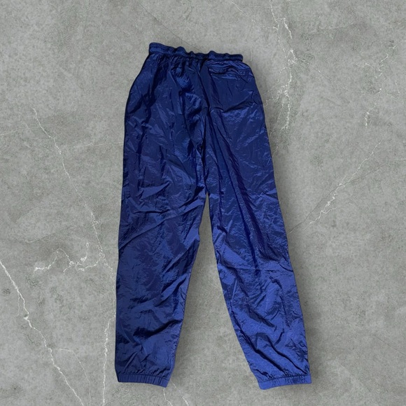 Nike Other - Vintage Nike Pants Mens Large Navy Blue 90s Nylon Track Joggers Sweatpants Baggy